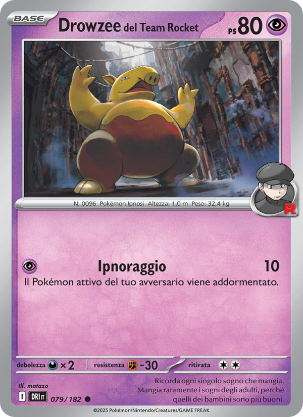 Drowzee del Team Rocket
