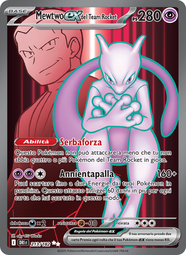 Mewtwo-ex del Team Rocket