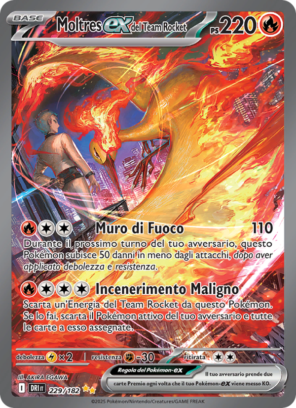 Moltres-ex del Team Rocket