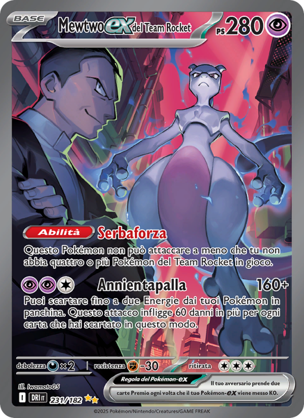 Mewtwo-ex del Team Rocket