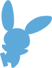 EX trainer Kit (Plusle) logo