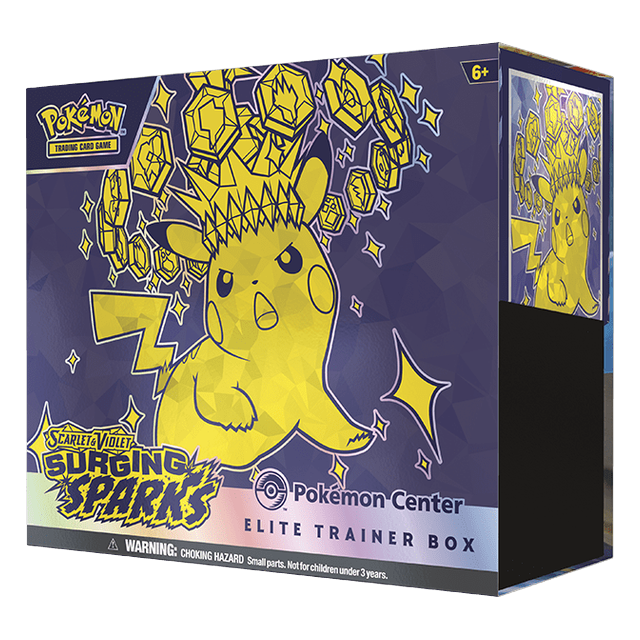 Surging Sparks Pokémon Center Elite Trainer Box