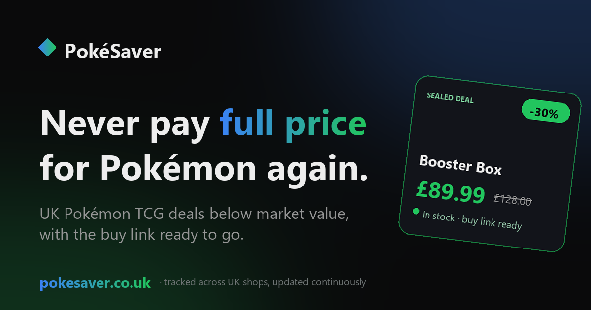 I made a pokemon pull simulator so you know weather to open it or keep it sealed! UK logo